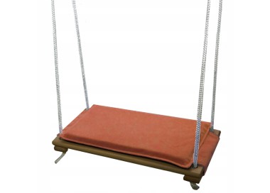 Huśtawka - ławeczka z poduszką Kolor pomarańczowy