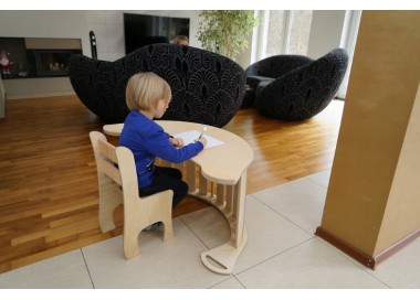 Krzesełko do Bujaka Montessori sklejka solidne