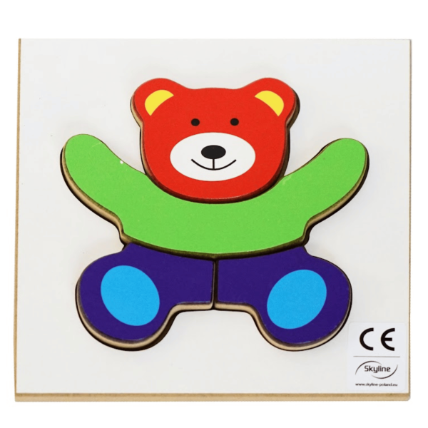 Puzzle Układanka Montessori drewniana - Misio