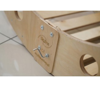 Bujak Drewniany mod. C 4w1 XL Montessori zjeżdżalnia ściana deska balansująca
